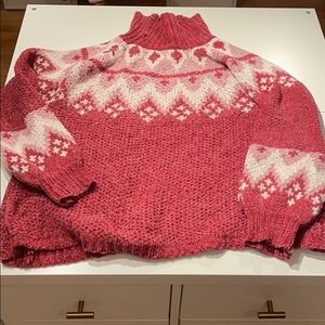 Pink lily Mauve Turtleneck Sweater